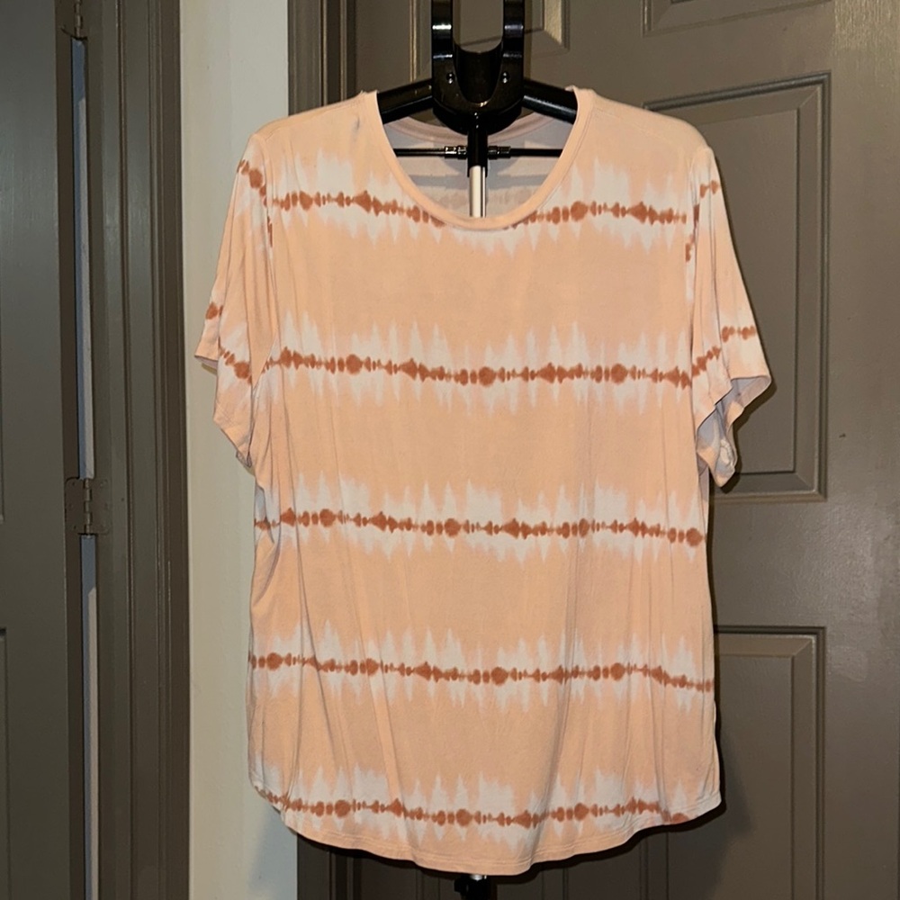 Old Navy Pink and Orange Relaxed Short Sleeve T-Shirt